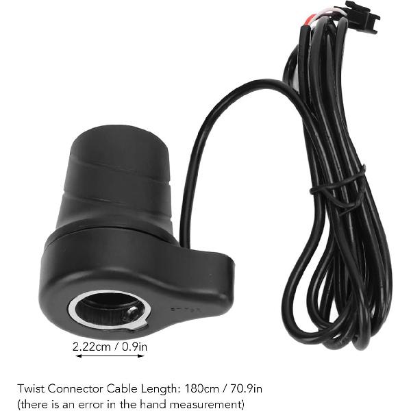 

Alomejor Электрическая ручка газа с половинным поворотом Модифицированная деталь дроссельной заслонки Ручка руля Ручка газа для электрического