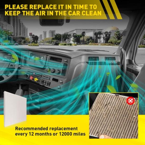 2x Car Air Cabin Filter For Freightliner Cascadia Columbia P609422 PA4857 AF2427