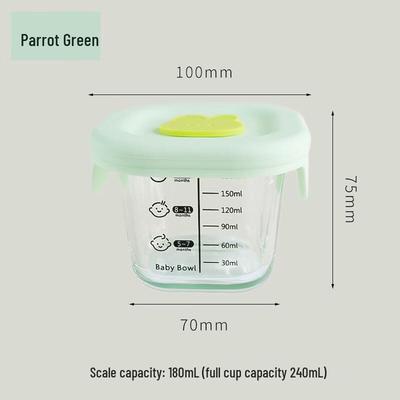 Abay Baby Food Glass Storage Container Set