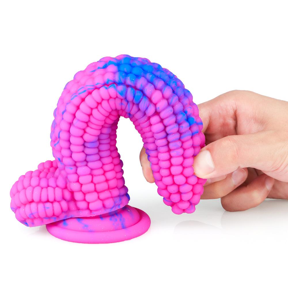 BDSM Sex Corn Shape Dospělá hračka Chastity Dildo Big Dick Anální hračky Masturbátor pro ženy Fleshlight Harness
