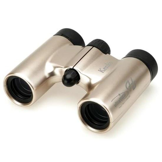 Kenko Binoculars Ultra View H 1021DH FMC Dach Prism Type 10x Magnification 21mm Objective Compact Lightweight 190g Full Multi-Coating Live Events Gold