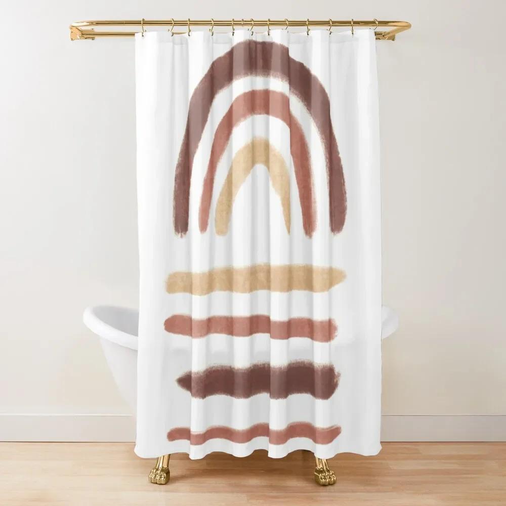 Sage Green Watercolor Ombre Shower Curtain Bathroom Fabric Polyester Waterproof Modern Shower Curtains Bath Decor with 12 Hooks