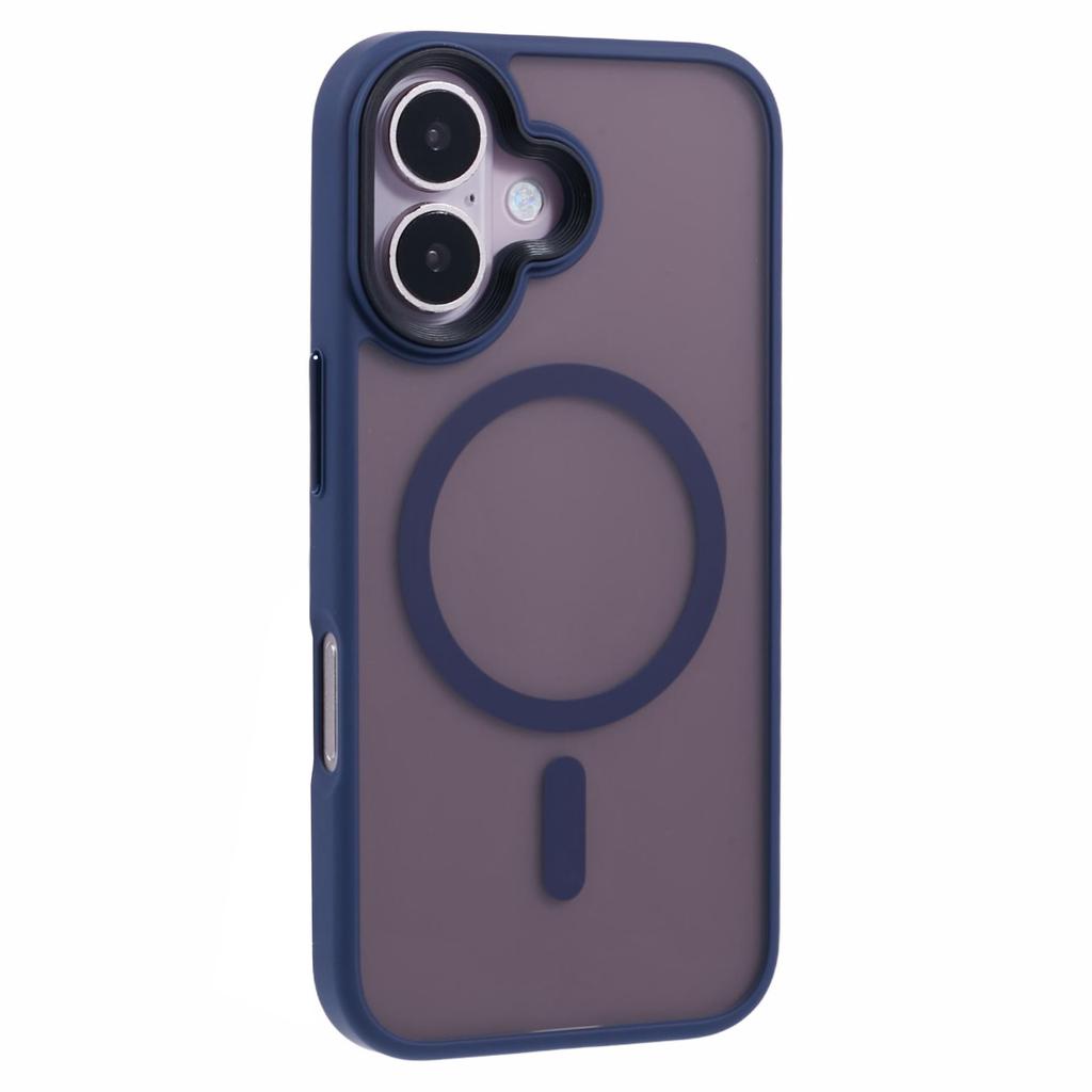 For iPhone 16 Case Compatible with MagSafe TPU+PC Rubberized Finish Phone Cover