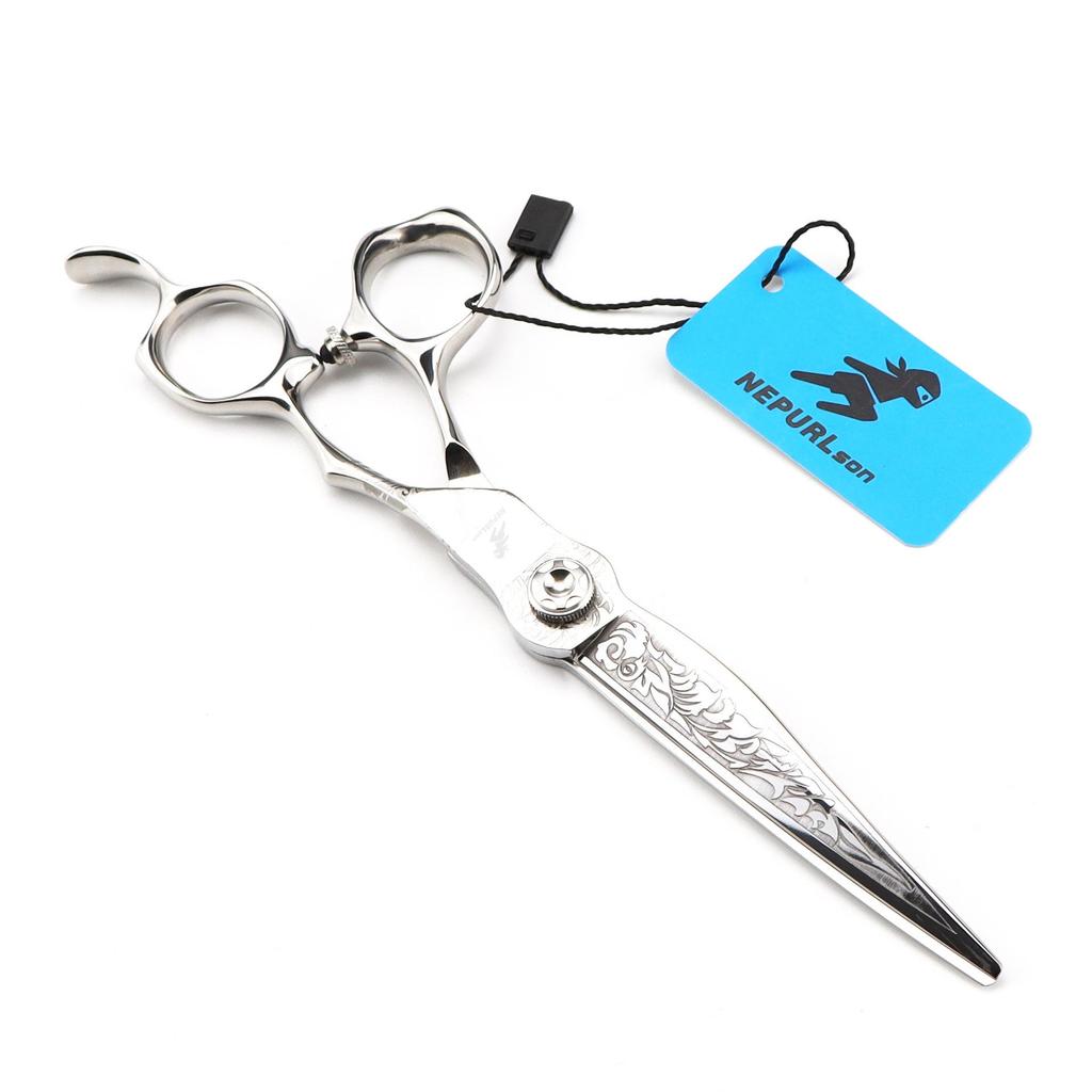 6.8-inch 440C Engraved Hairdressing Scissors Model 07-1