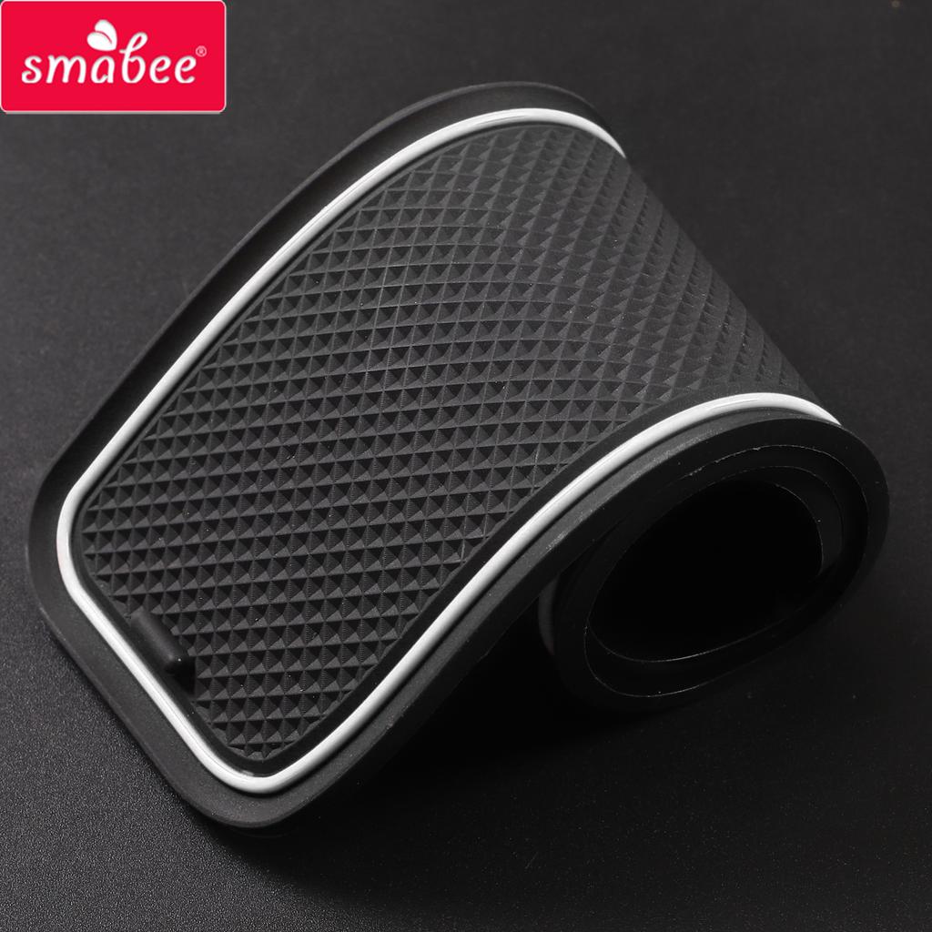 Smabee Anti-Slip Gate Slot Mat for Dacia Duster 2018 - 2024 Non-Slip Door Groove Pad Interior Accessories Car Cup Holder Coaster
