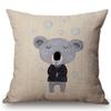 Moderne nordische Cartoon-Tiere Kissenbezug Niedlicher Elefant Giraffe Kinderzimmer Sofa Dekorative Wurfkissenhülle Cojines