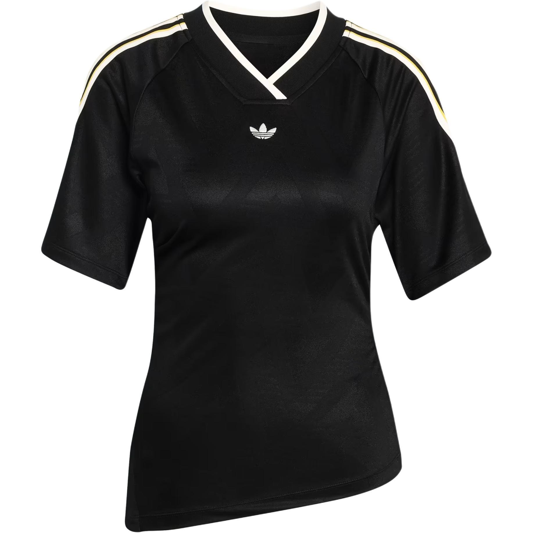 (WMNS) adidas Rouched Football Jersey Asia Sizing Asia Sizing  Black  Women s KC9123 M