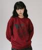 NET SOCIAL CLUB Costume Play Girl Sweatshirts (Burgundy)