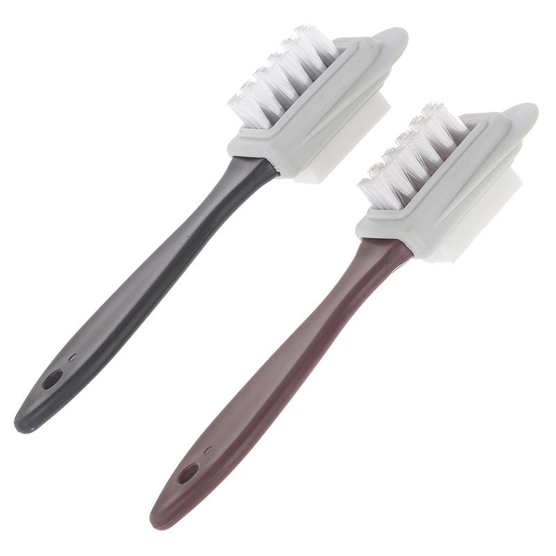 2-Side Cleaning Brush Kit For Suede Leather Nubuck Shoes Boot Cleaner Stain Dust