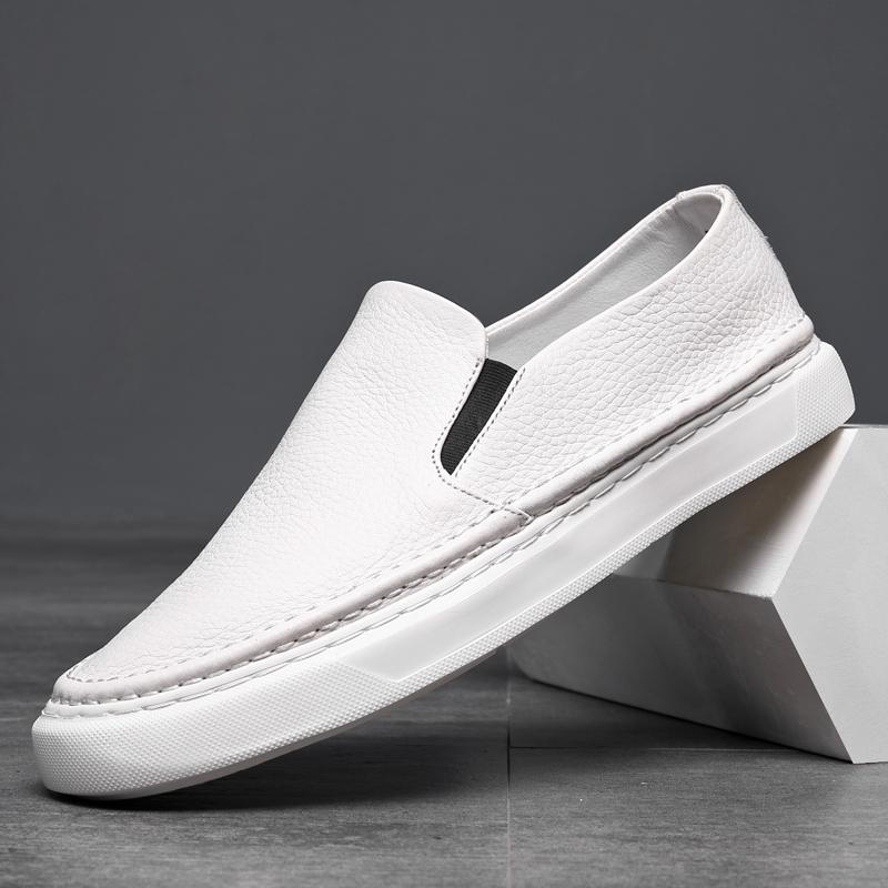 Fashion 2024 Men Casual Shoes Genuine Leather Loafers Office Shoes for Men Driving Moccasins Comfortable Slip on Party Fashion Shoes Men