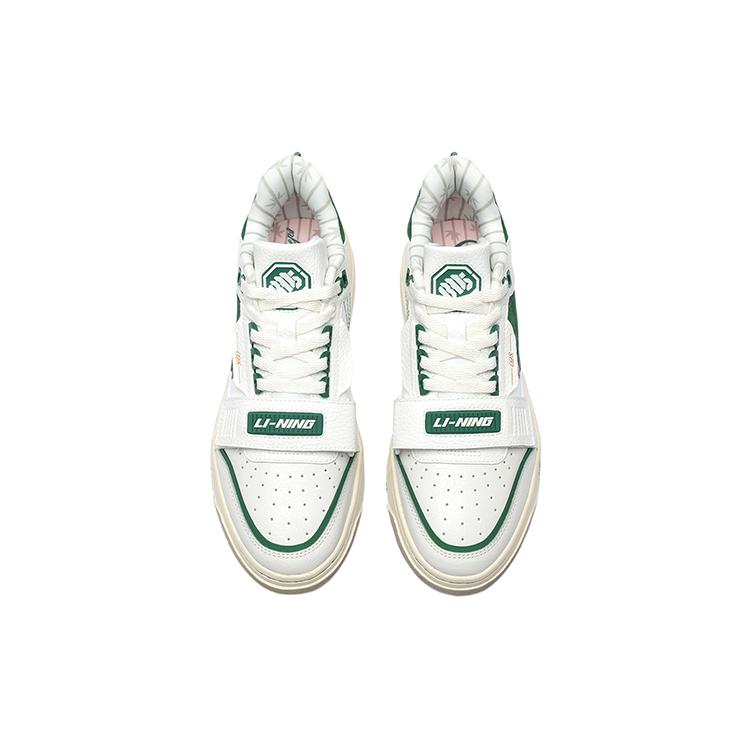 Li Ning Rookie Synthetic Leather, Split Suede Comfortable Slip Resistant, Abrasion Resistant, Lightweight Low top ABCS027-4
