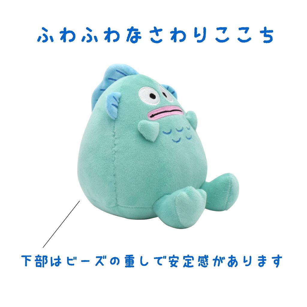 MORIPiLO Sanrio Smartphone Stand Soft To the Compatible with Vertical and Horizontal Sturdy and Cute Plush Tabletop Sanrio Morishita Makura (Hangyodon