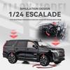 1/24 Scale Cadillac Escalade SUV Alloy Diecast Model Pull Back Toy Gift For Friends Collection Of Hobby Decorative Fine Present