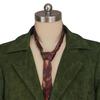 Gioco Disco Elysium Cosplay Harrier Du Bois Costumi Cappotto Verde Harrier Du Bois Cosplay Completo da Uomo Cravatta Set Completo Abiti di Halloween