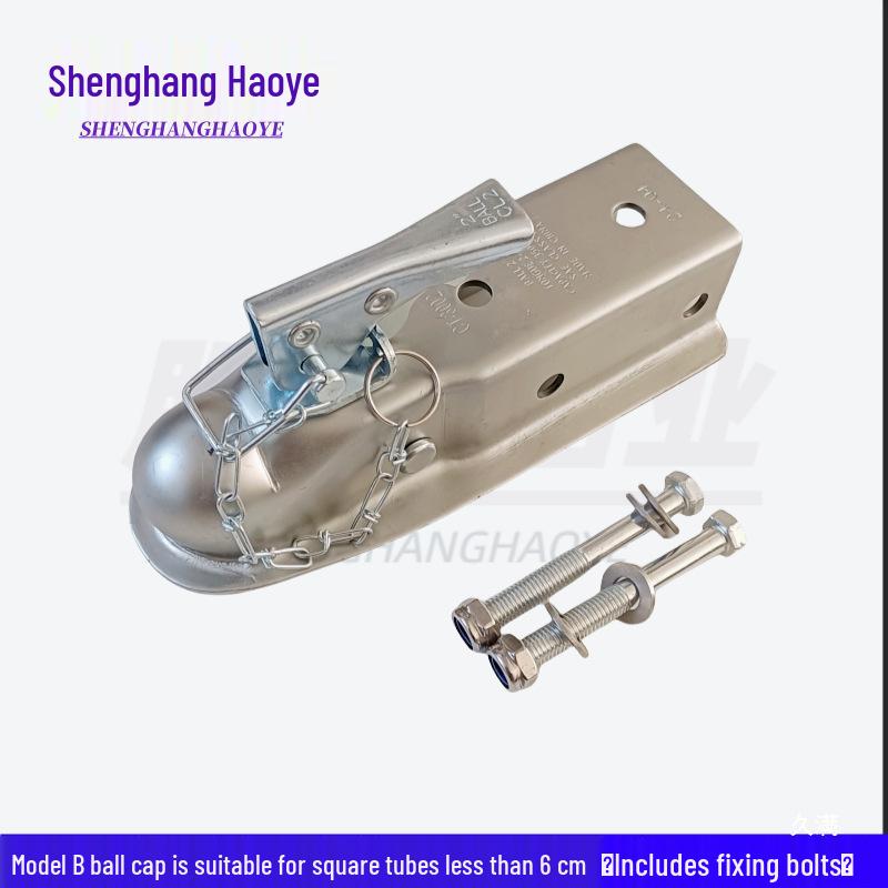 Anti-Detachment Wear-Resistant Cast Steel Trailer Tow Ball Cover for RVs & Boats