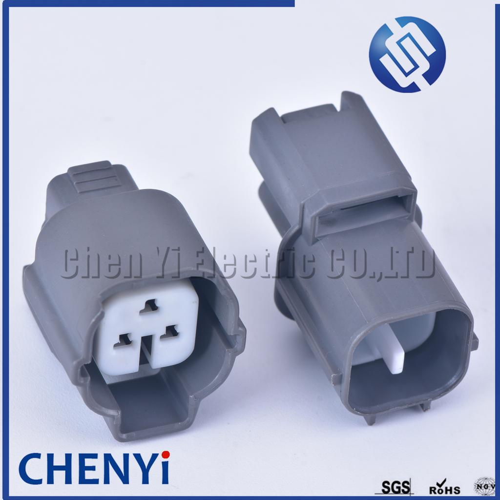 3 Pin Automotive Wire Harness Connector Plastic Plug 6181-0072 6189-0131 For Excavator Sensor Solenoid Valve Yamaha OBD2