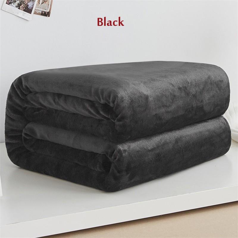 Weiche Decke Einfarbig Fleece Bett Werfen Handtuch Bettwäsche Blatt Für Erwachsene Hause Schlafzimmer Sofa Reise Büro Nickerchen Decken