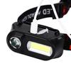 Rechargeable Xpe Cob Led Headlamp Flashlight Work Lights Lantern For Headlight Head Usb Lamp Light Light/Warning Worklight Torch