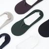 3 Pairs of Summer Breathable Invisible Boat Socks Non-slip Men's Ice Seamless Silicone Low Cut Short Invisible Socks
