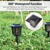 1 Pcs Solar Bug Zapper Outdoor Indoor Waterproof Mosquito Killer Lamp with White and UV Light Portable Cordless Mosquito Insect