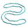 JMXD-1.2 meters long turquoise long necklace original design ethnic style hand-knotted long necklace 4X14mm long necklace