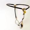 Adjustable Invisible Male Stainless Steel Chastity Belt with Enclosed Cage Plug Full Cover Restraint with Hole Sex Toys for Men