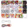 Rainbow Color Clay Pony Beads Bracelet Making Kit Jewelry Making Letter Beads Accessories Kit DIY Jewelry Art Handmade Supplies