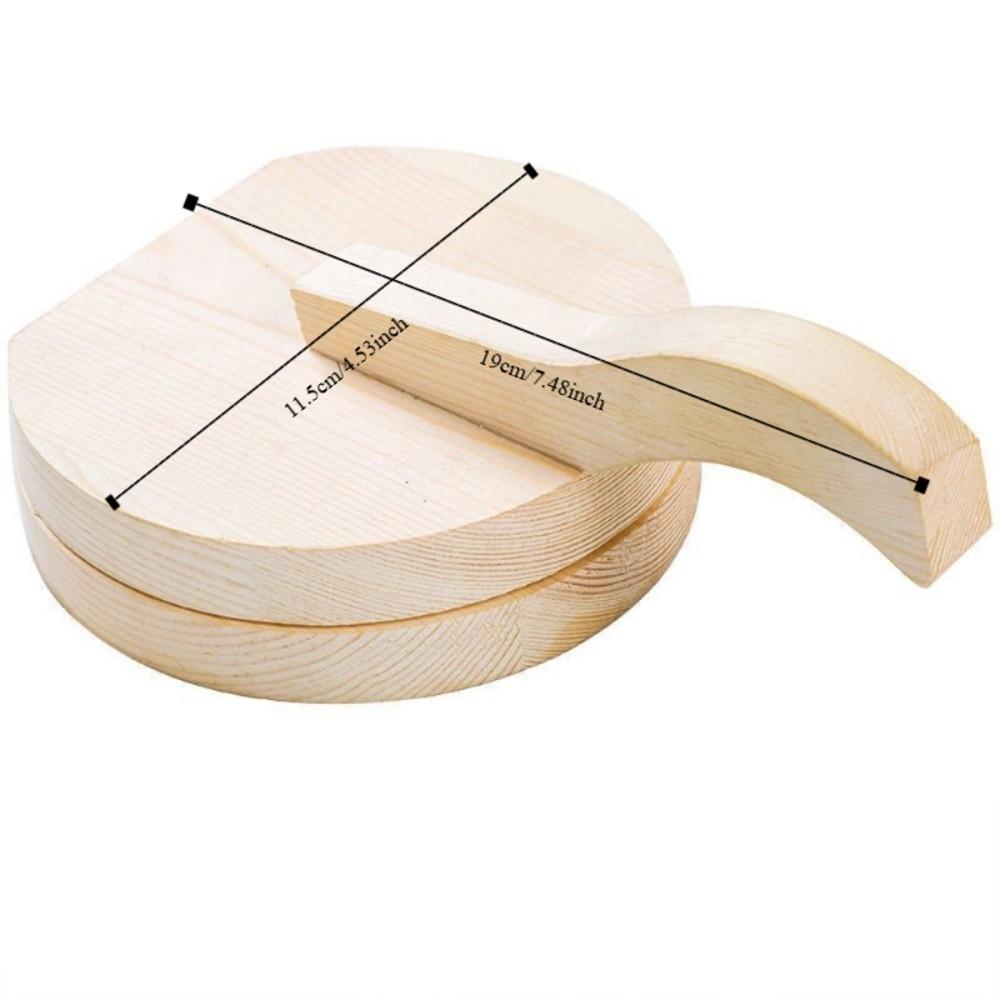 Manual Wooden Dumpling Skin Presser Round Labor-Saving Dumpling Wrapper Maker Ergonomic Handle Dough Press Pastry