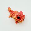 3D Printed Mini Chameleon Figures Movable Joint Big Eyes Lizard Model Fidget Toy Home Decor Desktop Ornament Gift Collection