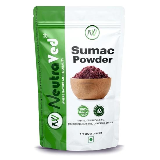 

NeutraVed Sumac Powder - 200g | Reusable Food Grade Zipper Pack | 200 Gams