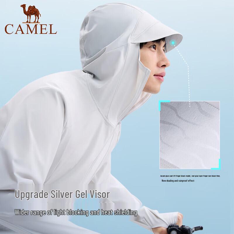 Camel Ice Mountain Men's Cycling Sun Protection Jacket UPF200+