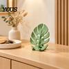 Creative Desktop Organizer for Smartphone 3D Printed Monstera Leaf Phone Holder, Cute Cell Stand, Decorative Tropical Unique Decor Home Mount