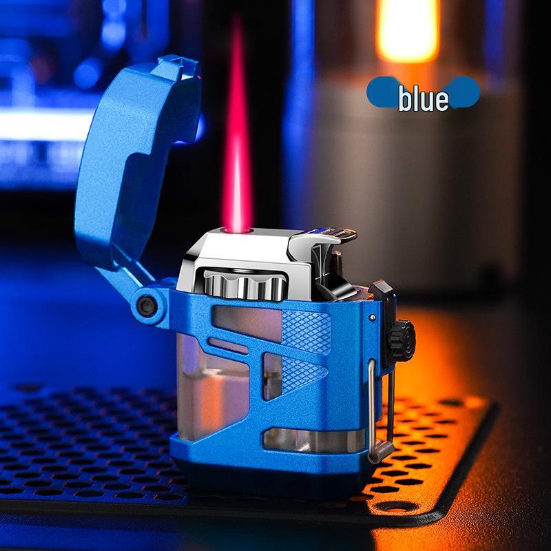 Oupao 921 Windproof Transparent Luminous Mecha Lighter