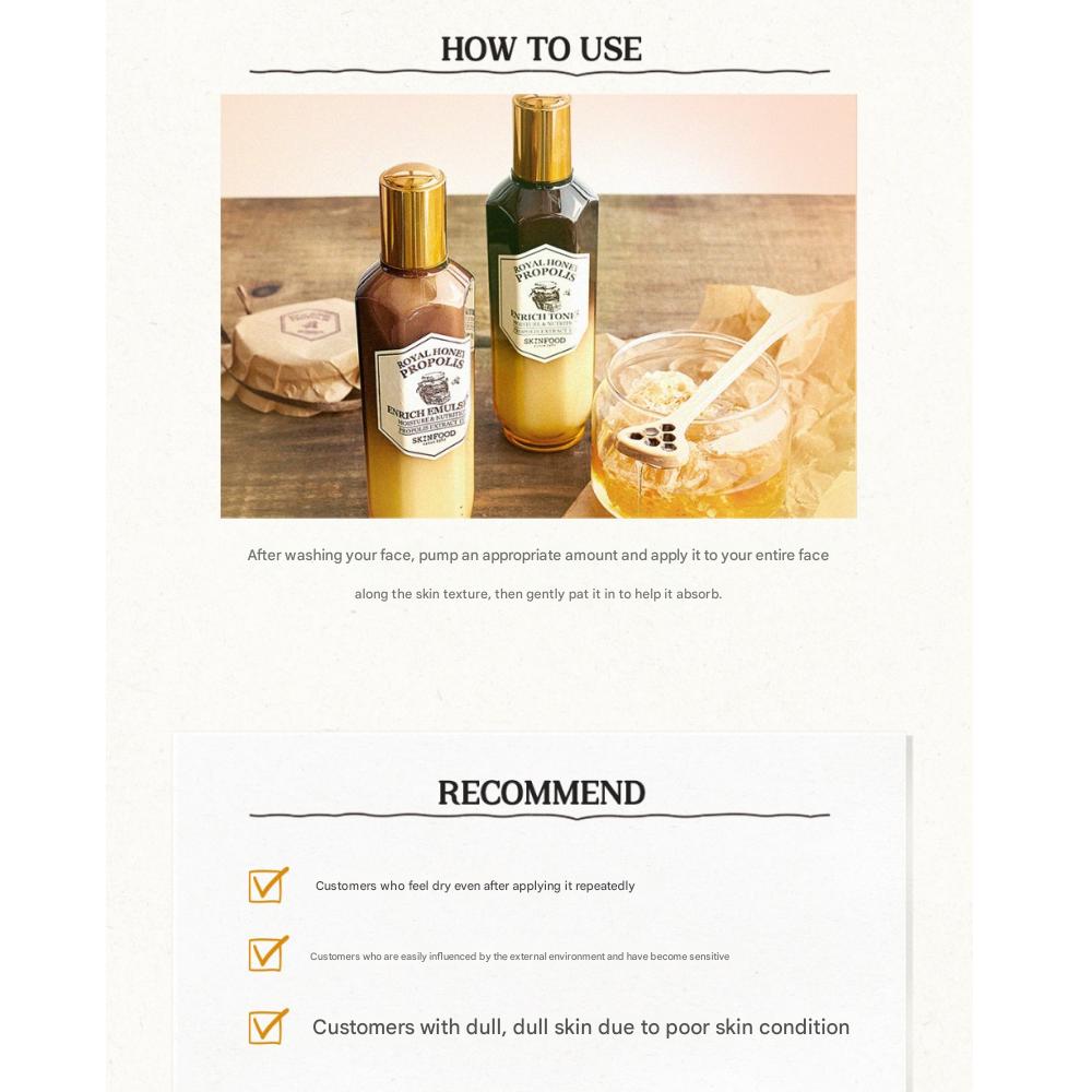 Skinfood Royal Honey Propolis Enrich Toner 160ml