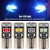 2/10PCS T10 W5W LED Bulb 6SMD 400LM 6500K White Canbus Car Interior Dome Door Glove Box Trunk License Plate Lights 12V Dome Lights 6