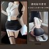 New Sexy Underwear Pure Desire To Wrap Buttocks OL Secretary Uniform Temptation Flirting 9618