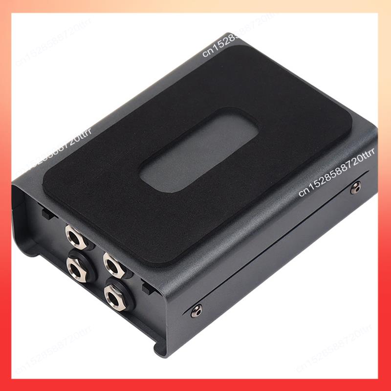 

ABNR PRO D2 Audio Isolator Audio Current Noise Eliminator Bass Guitar DI Box Instrument Sensor чорний