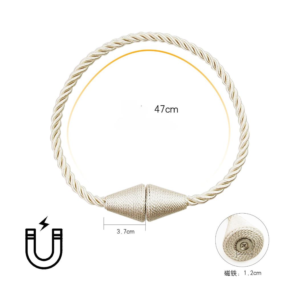 1/2PCS Modern Magnetic Curtain Laces Strong Magnetic Curtain Clip Hanging Ball Fashionable Home Curtain Decoration