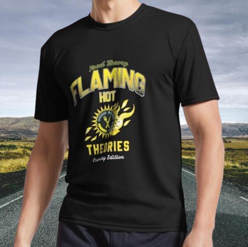 

New Shirt Game Theory Food Theory Flaming Hot Active T-Shirt Funny Size S - 5XL L