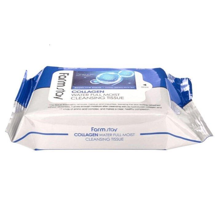 FARM STAY Collagen Water Full Moist Cleansing Tissue