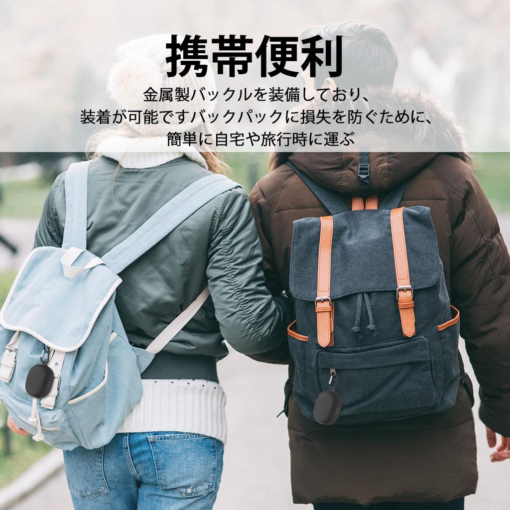 FAZHAN Compatible Anker Soundcore Life P3 Liquid Silicone Visible Wireless Charging Lightweight Simple Slim Design with Carabiner Case, Ultra-Thin