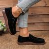 Women's New Large Size Women's Single Shoes New European and American Flat Women's Shoes One Step Casual Sports Shoes