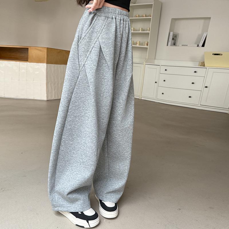 Girls' Fashionable Wide-Leg Pants - Autumn 2025 New Style