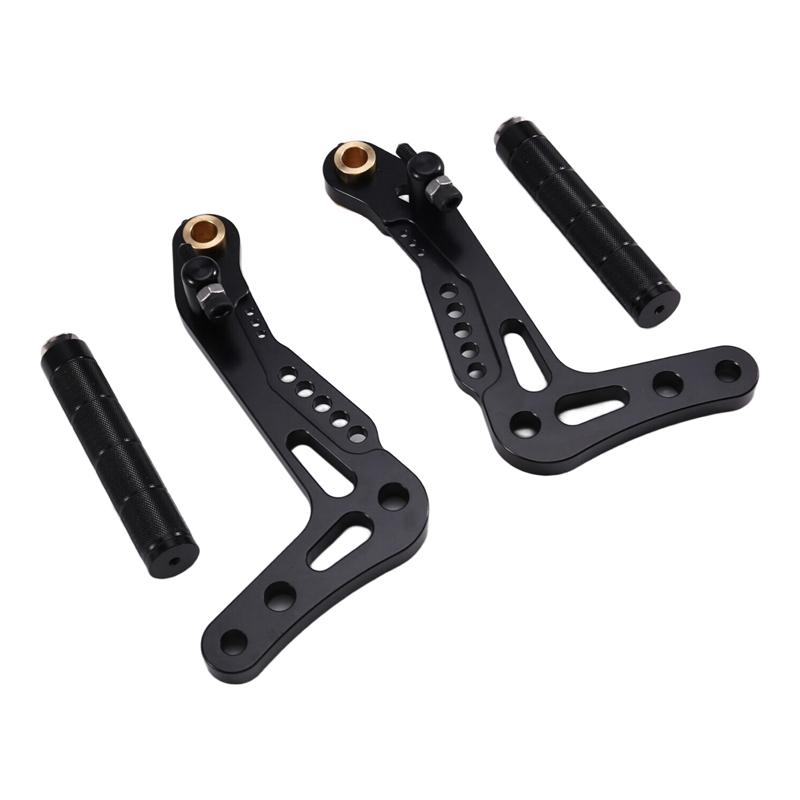 NEW-For Go Kart Pedals Cycling Racing Cart Foot Pedal System For Motorcycles Adjustable Brake Throttle Accelerator Footpegs