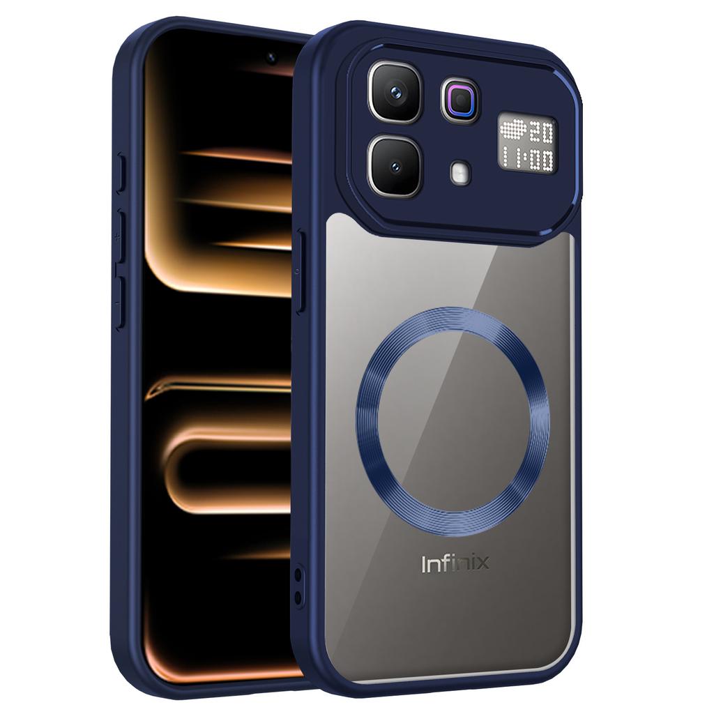 Transsion Note11Pro mobile phone case CD pattern magnetic suction Camon11 anti-drop GT11Pro transparent protective case