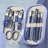 Exquisites 14-teiliges Nagelknipser-Set, Haushalts-Nagelknipser-Kombination, Hornhautentfernungs-Set.
