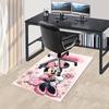 Office Carpet, Desk Mat, Gift for Home Decor, Minnie Mouse Floral Rug, Cute Cartoon Floor Covering, Soft and Warm Mat for Room, Decorative A