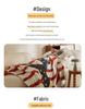 New Dark Horse Wavy Knit Throw Blanket - Cute & Fun for Office Naps, Sofas, or Decor.