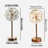 Crystal Lamp Shade Crystal Table Lamp 3 Color Lights Dimmable Decoration Desk Light Soft Lights Romantic Indoor Lighting Home