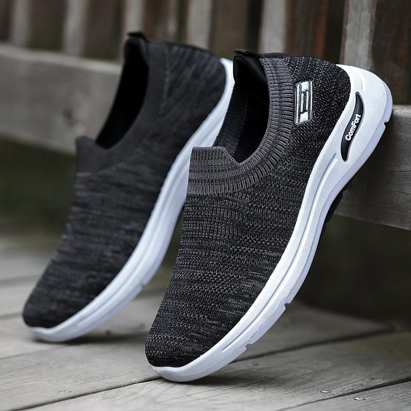 Men S Slip On Athletic Casual Breathable Sneakers